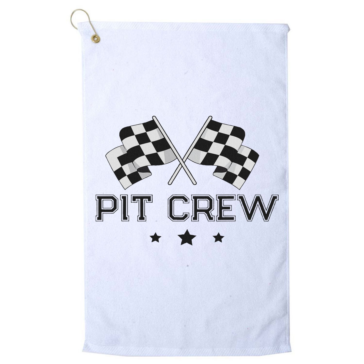 Pit Crew Racing Car Golf Towel