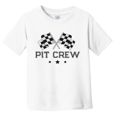 Pit Crew Racing Car Toddler T-Shirt