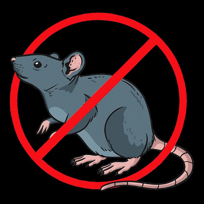 Pest Control Rat Exterminator No Rat Sign Cooling Performance Crew T-Shirt