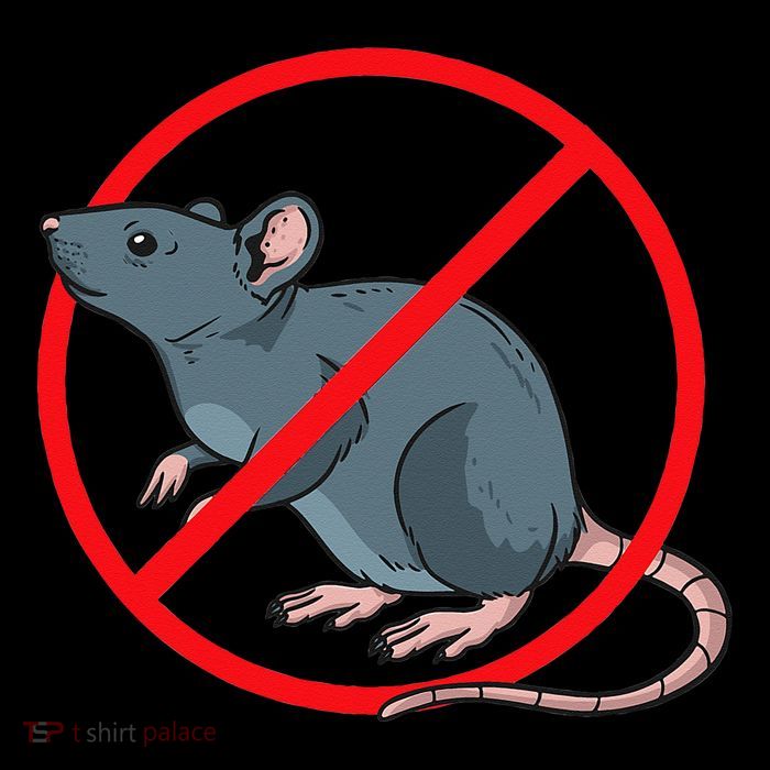 Pest Control Rat Exterminator No Rat Sign Tall T-Shirt