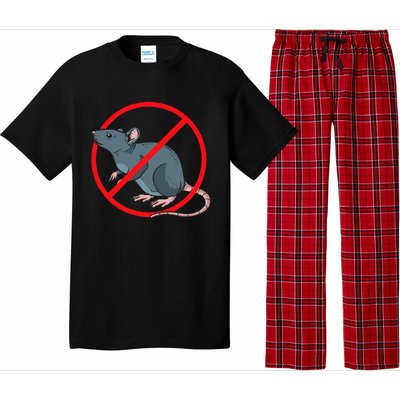 Pest Control Rat Exterminator No Rat Sign Pajama Set