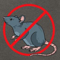 Pest Control Rat Exterminator No Rat Sign Cotton Canvas Backpack