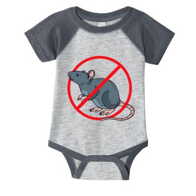 Pest Control Rat Exterminator No Rat Sign Infant Baby Jersey Bodysuit