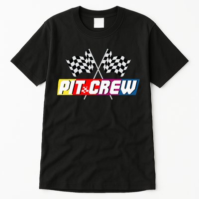 Pit Crew Racing Car Lover Tall T-Shirt