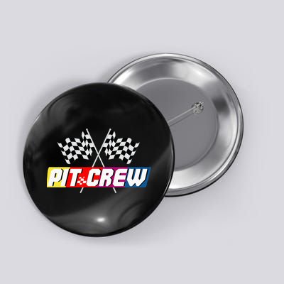 Pit Crew Racing Car Lover Button