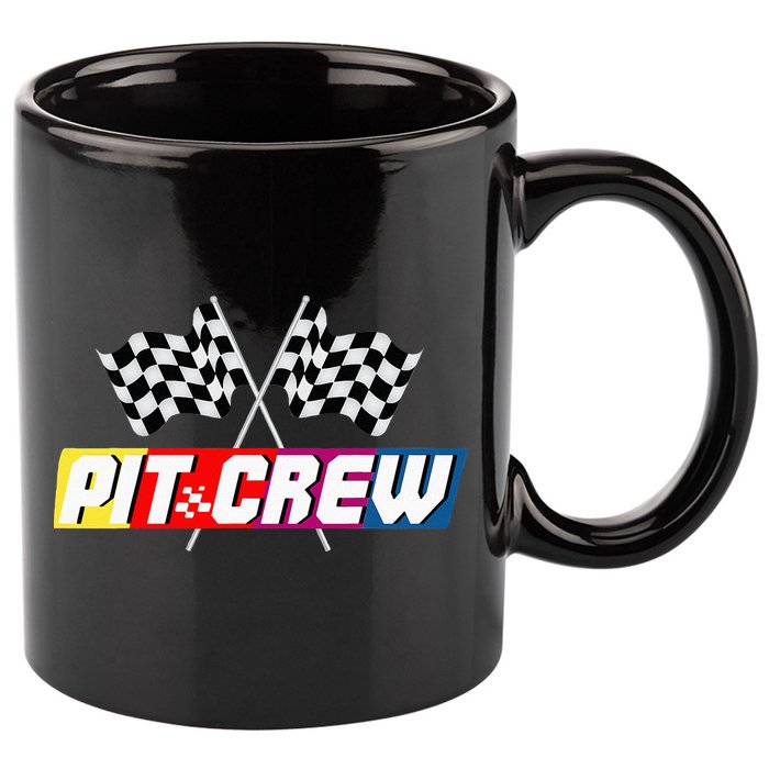 Pit Crew Racing Car Lover 11oz C Handle Ceramic Mug