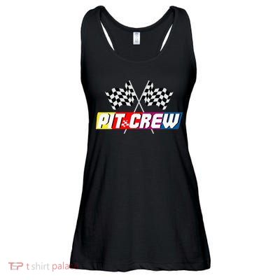 Pit Crew Racing Car Lover Ladies Essential Flowy Tank