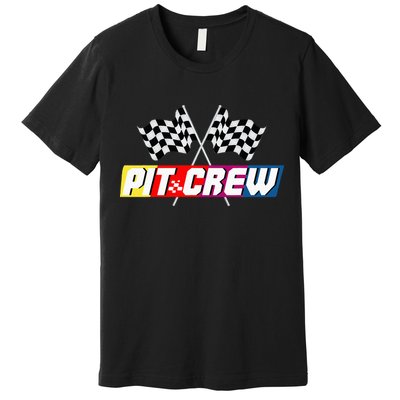Pit Crew Racing Car Lover Premium T-Shirt