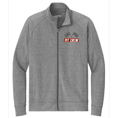 Pit Crew Race Car Hosting Parties Stretch Full-Zip Cadet Jacket