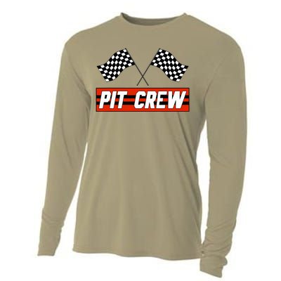 Pit Crew Race Car Hosting Parties Cooling Performance Long Sleeve Crew