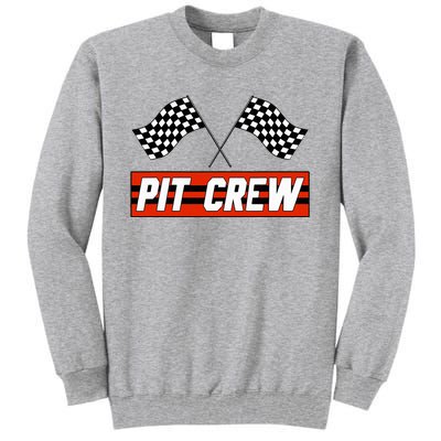 Pit Crew Race Car Hosting Parties Tall Sweatshirt