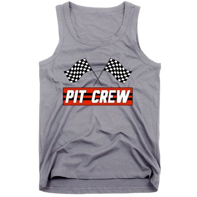 Pit Crew Race Car Hosting Parties Tank Top