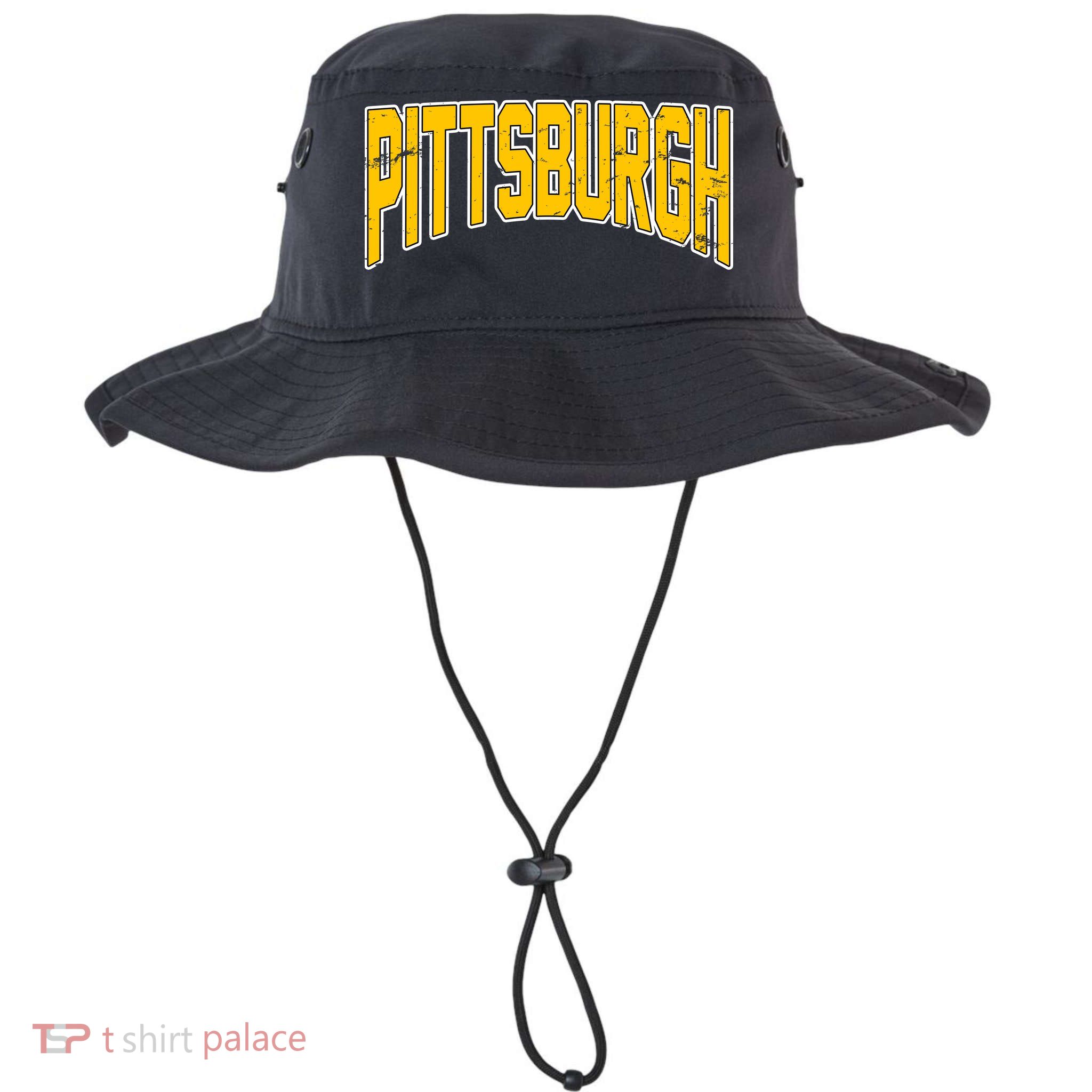 Pittsburgh City Retro Vintage Bucket Hat