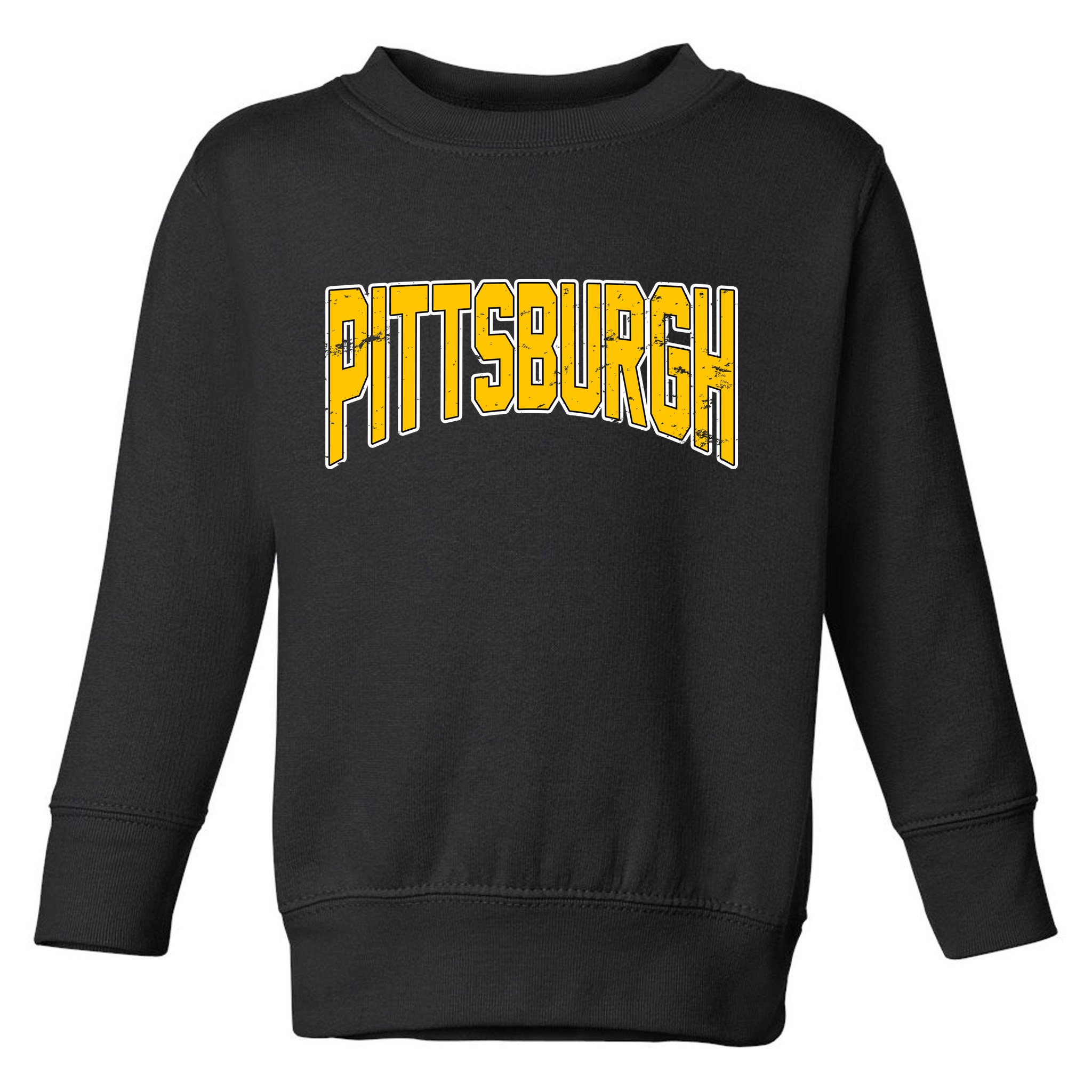 Pittsburgh City Retro Vintage Toddler Sweatshirt