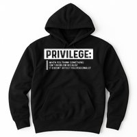 Privilege, Civil Rights, Equality VNeck Hoodie