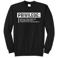 Privilege, Civil Rights, Equality VNeck Sweatshirt