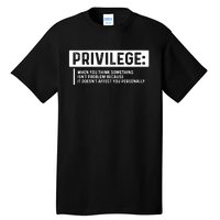 Privilege, Civil Rights, Equality VNeck Tall T-Shirt