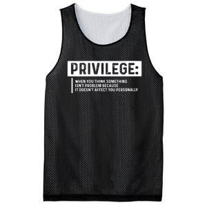 Privilege, Civil Rights, Equality VNeck Mesh Reversible Basketball Jersey Tank