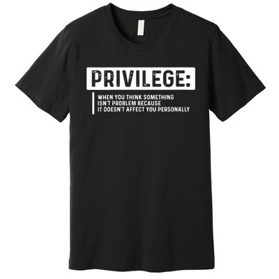 Privilege, Civil Rights, Equality VNeck Premium T-Shirt