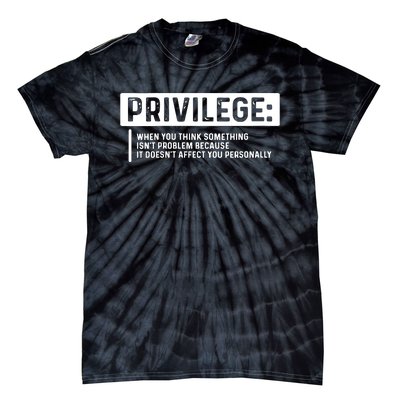 Privilege, Civil Rights, Equality VNeck Tie-Dye T-Shirt