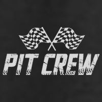 Pit Crew Race Car 7 Panel Mesh Trucker Snapback Hat