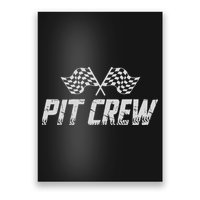 Pit Crew Race Car Poster