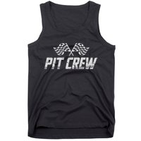 Pit Crew Race Car Tank Top