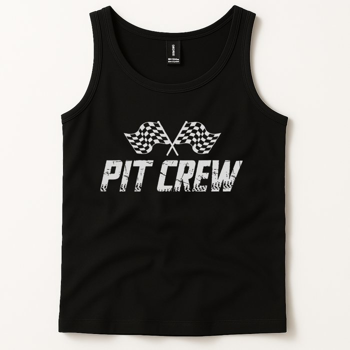 Pit Crew Race Car Tank Top