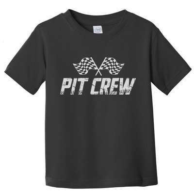 Pit Crew Race Car Toddler T-Shirt