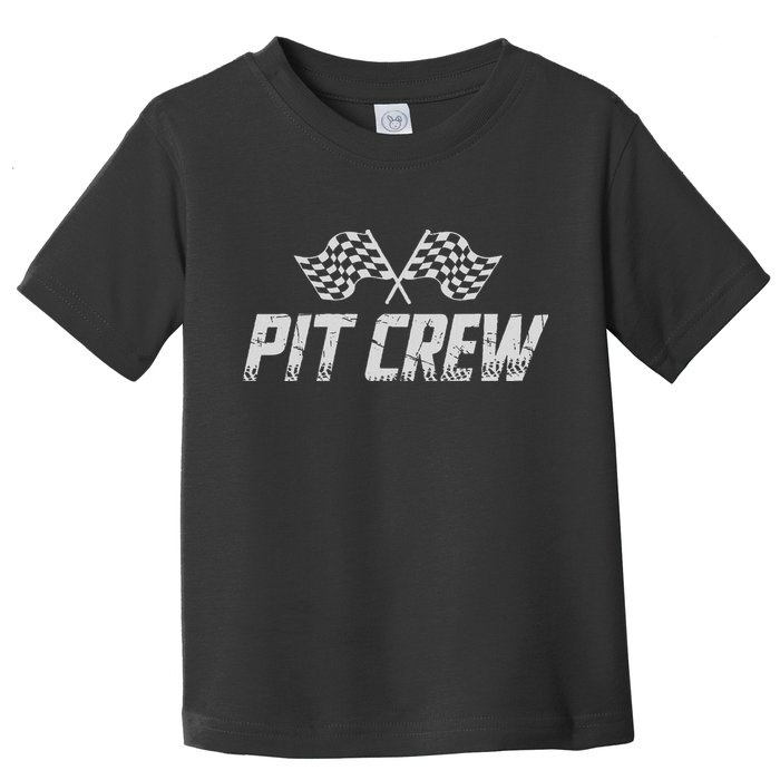 Pit Crew Race Car Toddler T-Shirt