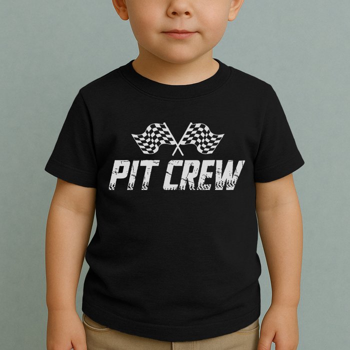 Pit Crew Race Car Toddler T-Shirt