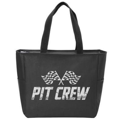 Pit Crew Race Car Zip Tote Bag