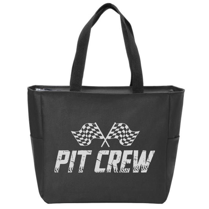 Pit Crew Race Car Zip Tote Bag