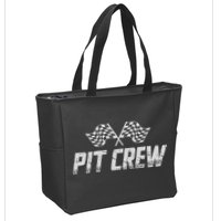 Pit Crew Race Car Zip Tote Bag