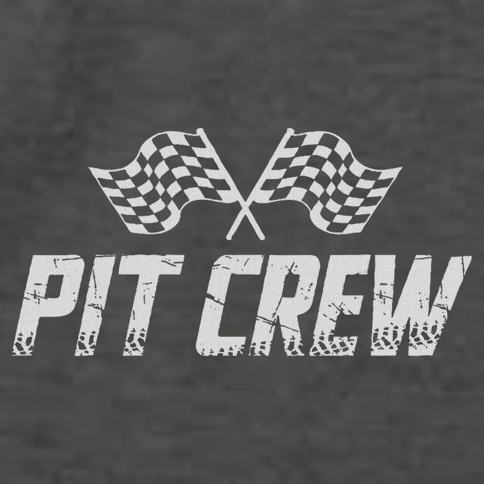 Pit Crew Race Car Vector Backpack
