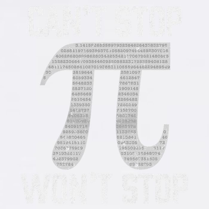 Pi Can't Stop Won't Stop Pi Day 3.14 Funny Math Geek Button