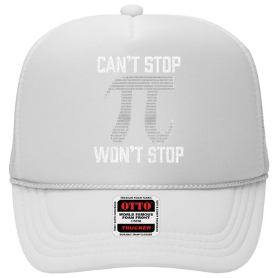 Pi Can't Stop Won't Stop Pi Day 3.14 Funny Math Geek Trucker Hat
