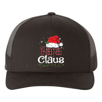 Papa Claus Santa Funny Christmas Pajama Matching Family Yupoong Adult 5-Panel Trucker Hat