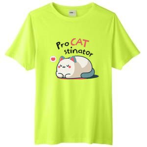 Pro Cat Stinator Adorable Lazy Cat Design Tall Fusion ChromaSoft Performance T-Shirt