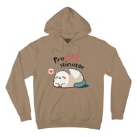 Pro Cat Stinator Adorable Lazy Cat Design Hoodie