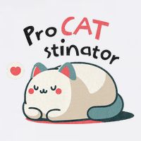 Pro Cat Stinator Adorable Lazy Cat Design Baby Bodysuit