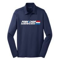 Pork Chop Sandwiches Silk Touch Performance Long Sleeve Polo