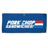 Pork Chop Sandwiches Large Microfiber Waffle Golf Towel