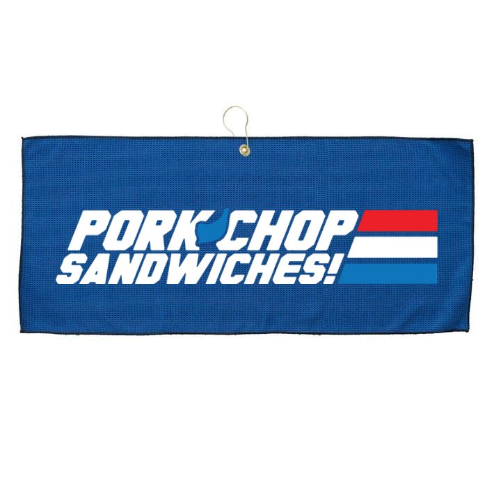 Pork Chop Sandwiches Large Microfiber Waffle Golf Towel