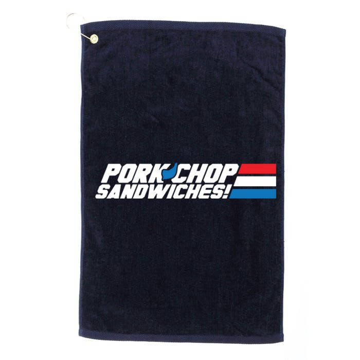 Pork Chop Sandwiches Platinum Collection Golf Towel