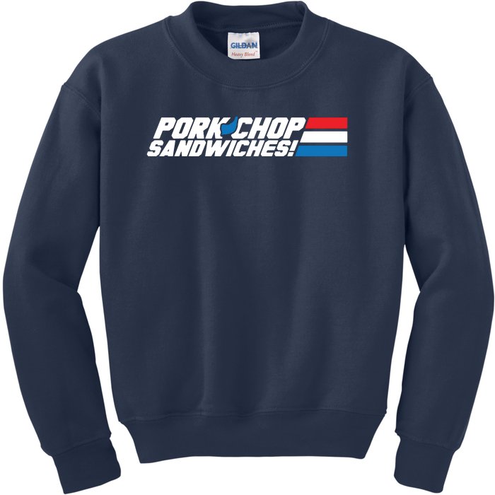 Pork Chop Sandwiches Kids Sweatshirt