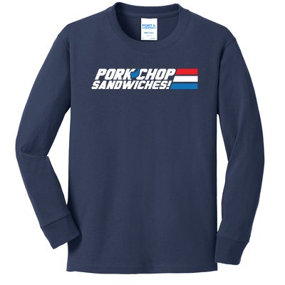 Pork Chop Sandwiches Kids Long Sleeve Shirt