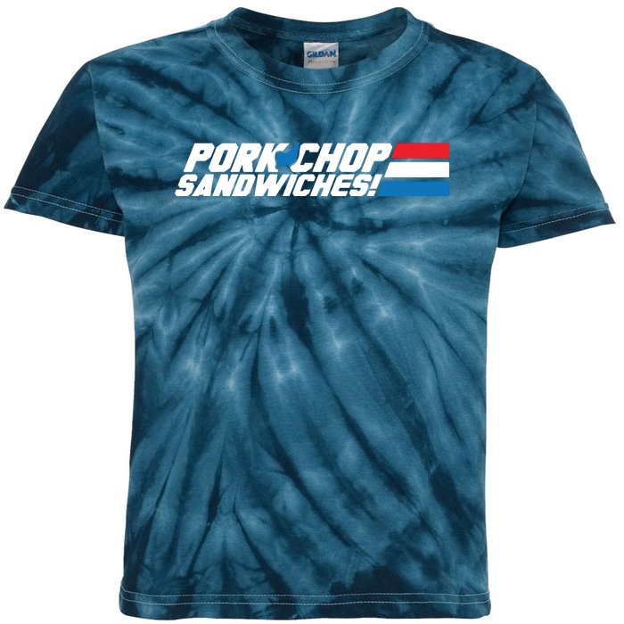 Pork Chop Sandwiches Kids Tie-Dye T-Shirt