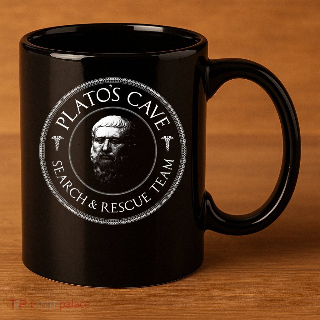 Plato's Cave Search & Rescue Team Philosophy 11oz C Handle Ceramic Mug