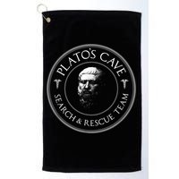 Plato's Cave Search & Rescue Team Philosophy Golf Towel